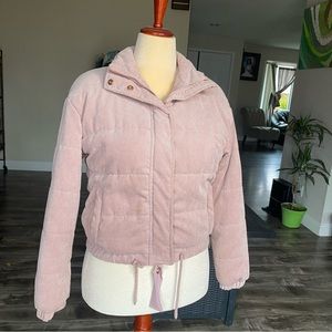 Dusty pick puffer jacket size small